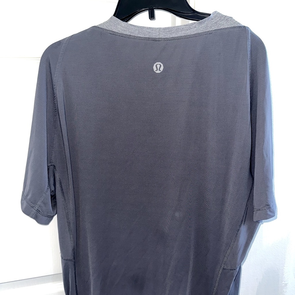 Lululemon Grey Metal Vent T-Shirt